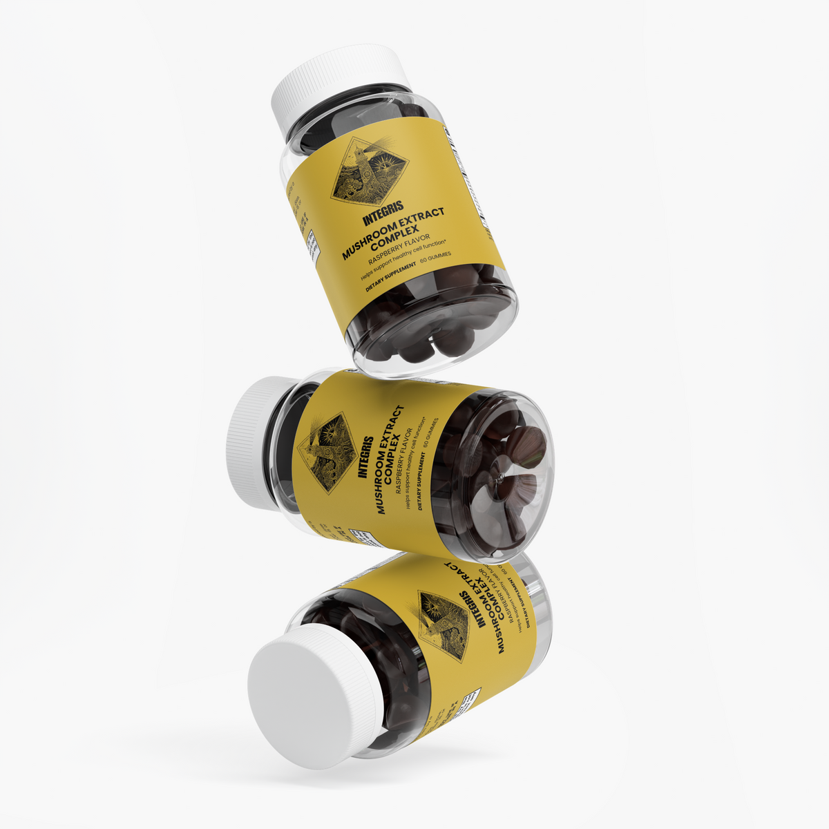 INTEGRIS 10 Mushroom Extract Complex Cognitive and Energy Blend 60 Gummies