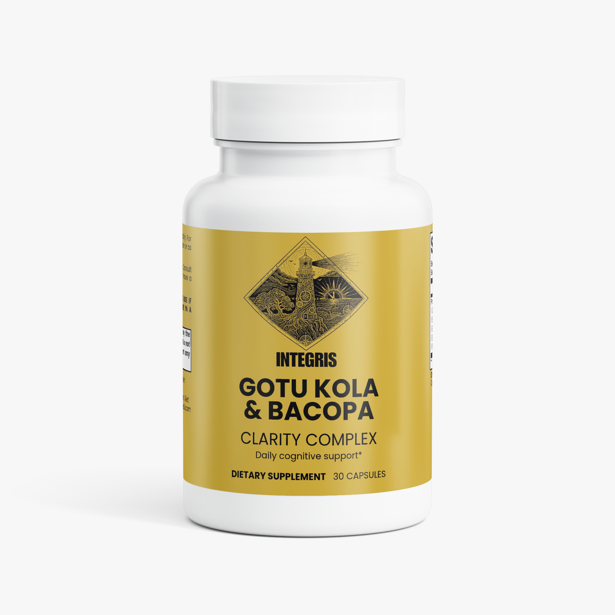 INTEGRIS Gotu Kola and Bacopa Mental Clarity Nootropic Complex 30 Capsules