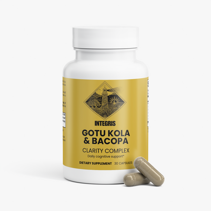 INTEGRIS Gotu Kola and Bacopa Mental Clarity Nootropic Complex 30 Capsules