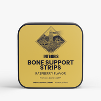INTEGRIS Bone Support Strips Vitamin D3 and K2 Raspberry Flavor 30 Strips