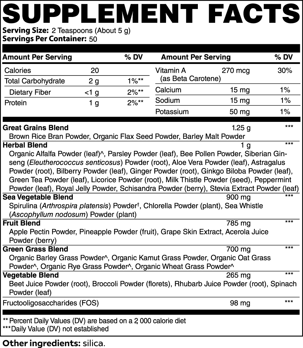 INTEGRIS Ultra Cleanse Smoothie Greens Superfood Powder Blend 250g